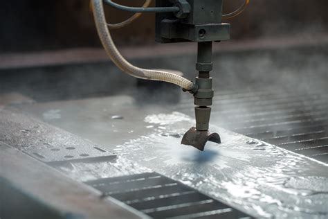 cutting sheet metal with water jet|water metal cutting machine.